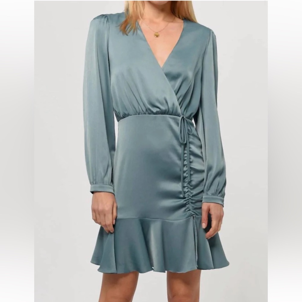 Women’s Rucher Satin Dress